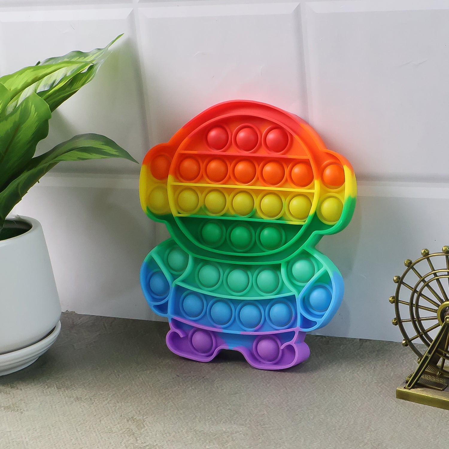 Premium Astronaut Silicone Pop It Fidget Toy  Premium Astronaut Silicone Pop It Fidget Toy